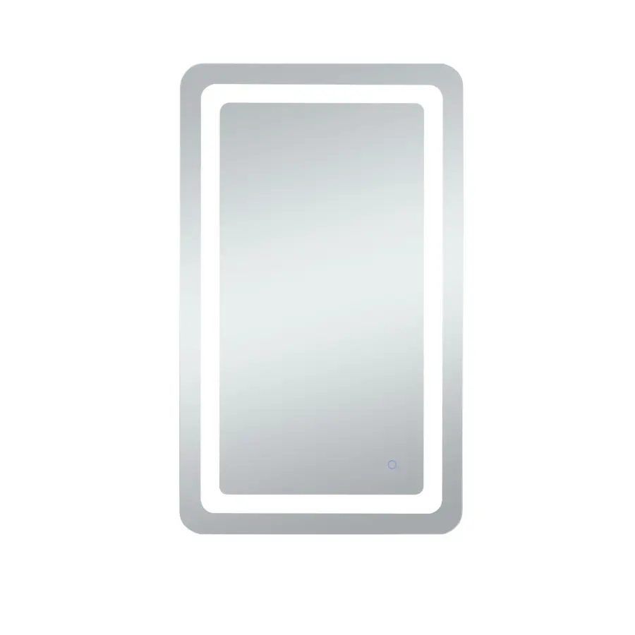 Genesis LED Mirror in Glossy White - Image 1