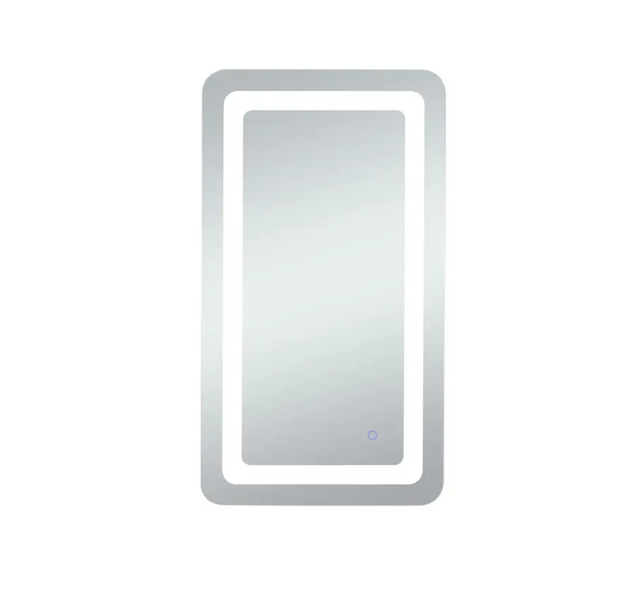 Genesis LED Mirror in Glossy White - Image 1