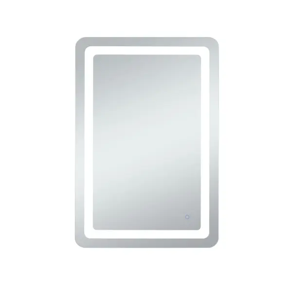 Genesis LED Mirror in Glossy White - Image 1