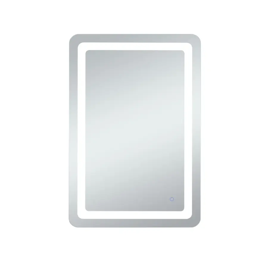 Genesis LED Mirror in Glossy White - Image 1