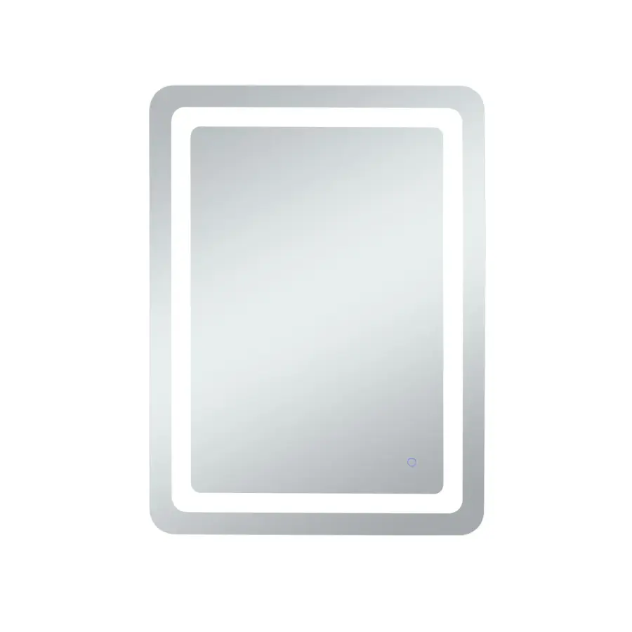 Genesis LED Mirror in Glossy White - Image 1