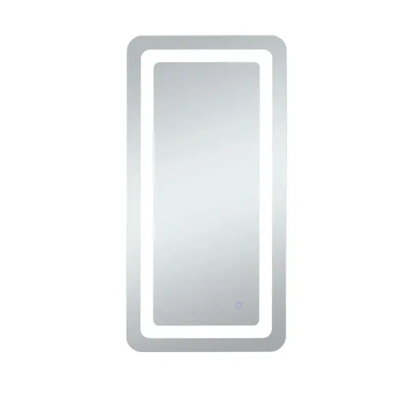 Genesis LED Mirror in Glossy White - Image 1