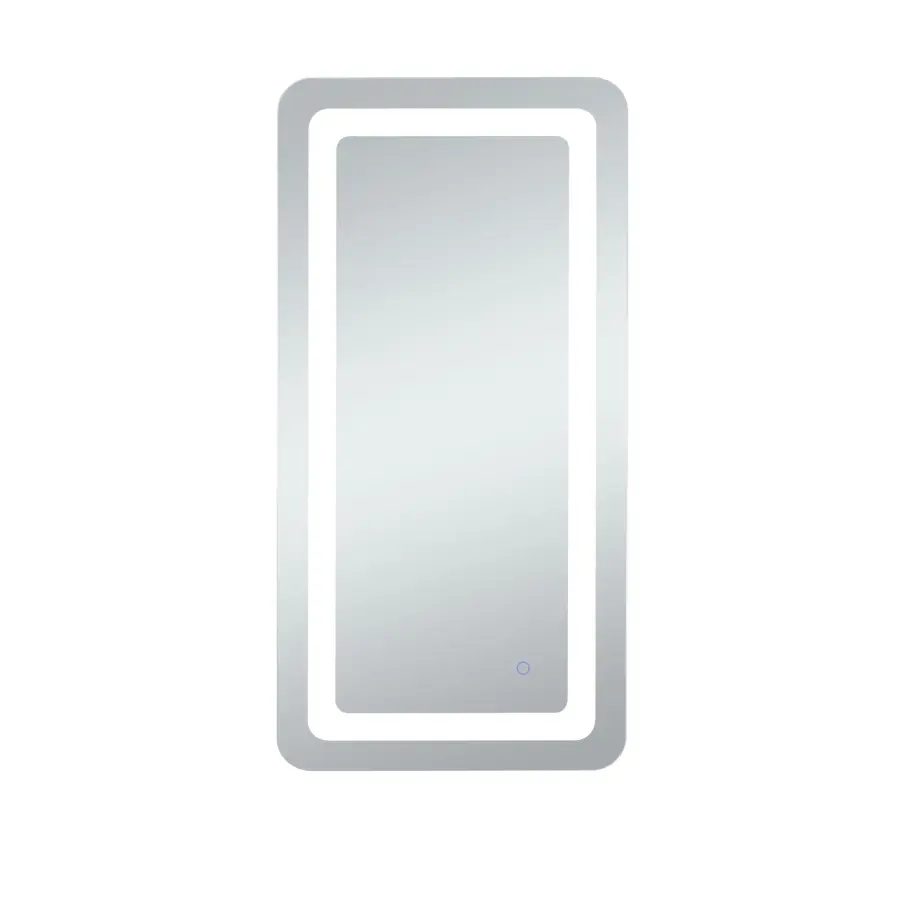 Genesis LED Mirror in Glossy White - Image 1