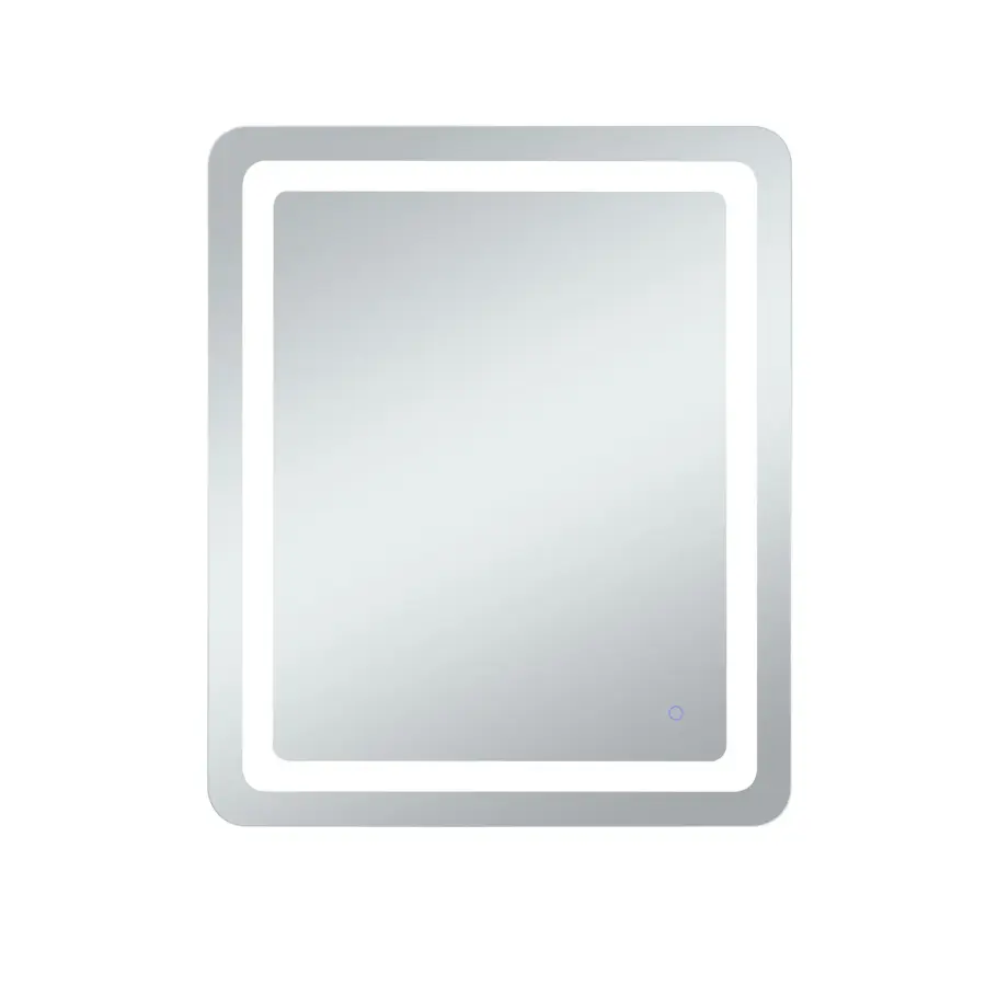 Genesis LED Mirror in Glossy White - Image 1