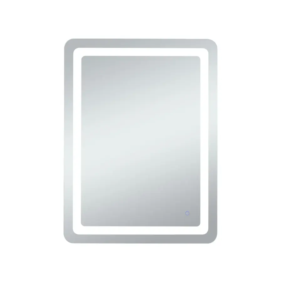 Genesis LED Mirror in Glossy White - Image 1