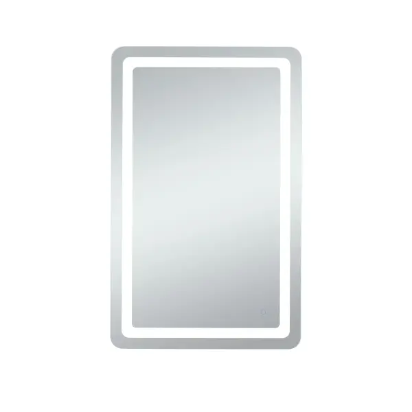 Genesis LED Mirror in Glossy White - Image 1
