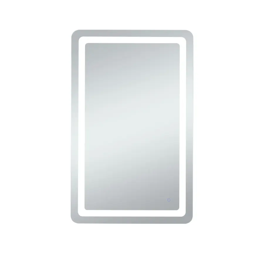 Genesis LED Mirror in Glossy White - Image 1