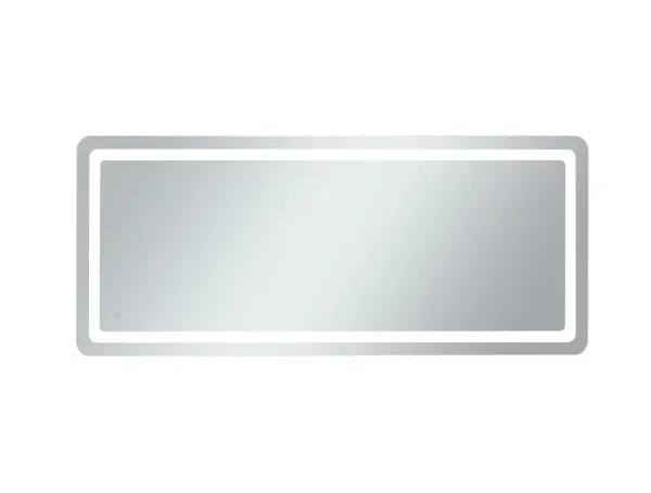 Genesis LED Mirror in Glossy White - Image 1