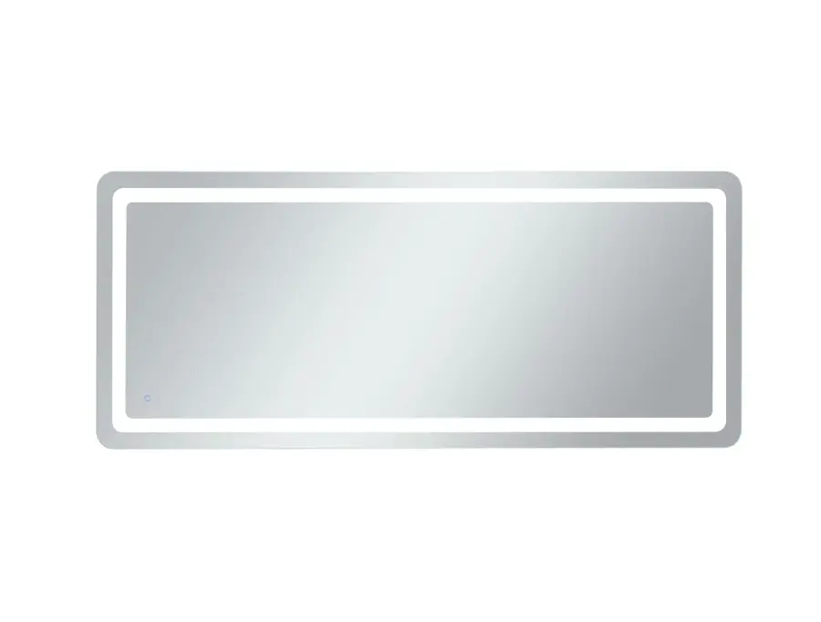 Genesis LED Mirror in Glossy White - Image 1