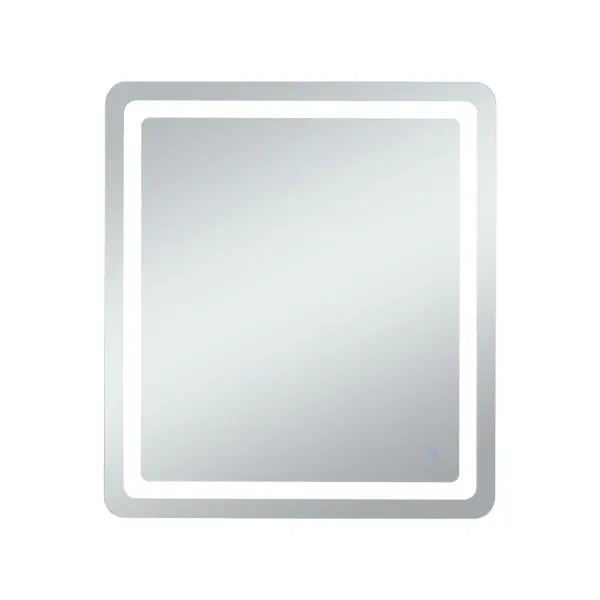Genesis LED Mirror in Glossy White - Image 1