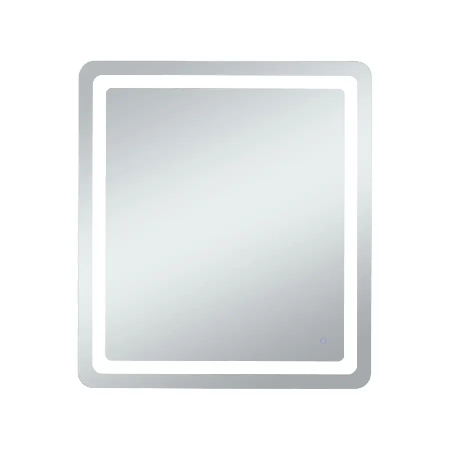 Genesis LED Mirror in Glossy White - Image 1