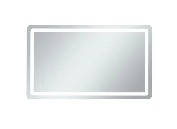Genesis LED Mirror in Glossy White - Image 1