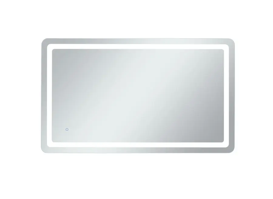 Genesis LED Mirror in Glossy White - Image 1