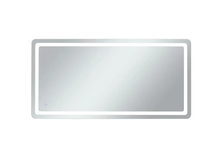 Genesis 72" LED Bathroom Mirror in Glossy White - Image 1