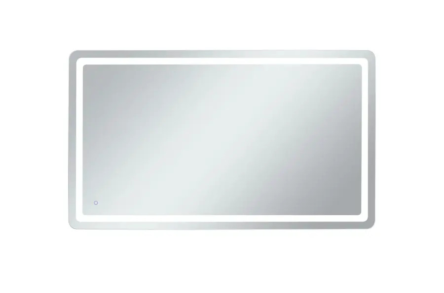 Genesis LED Mirror in Glossy White - Image 1