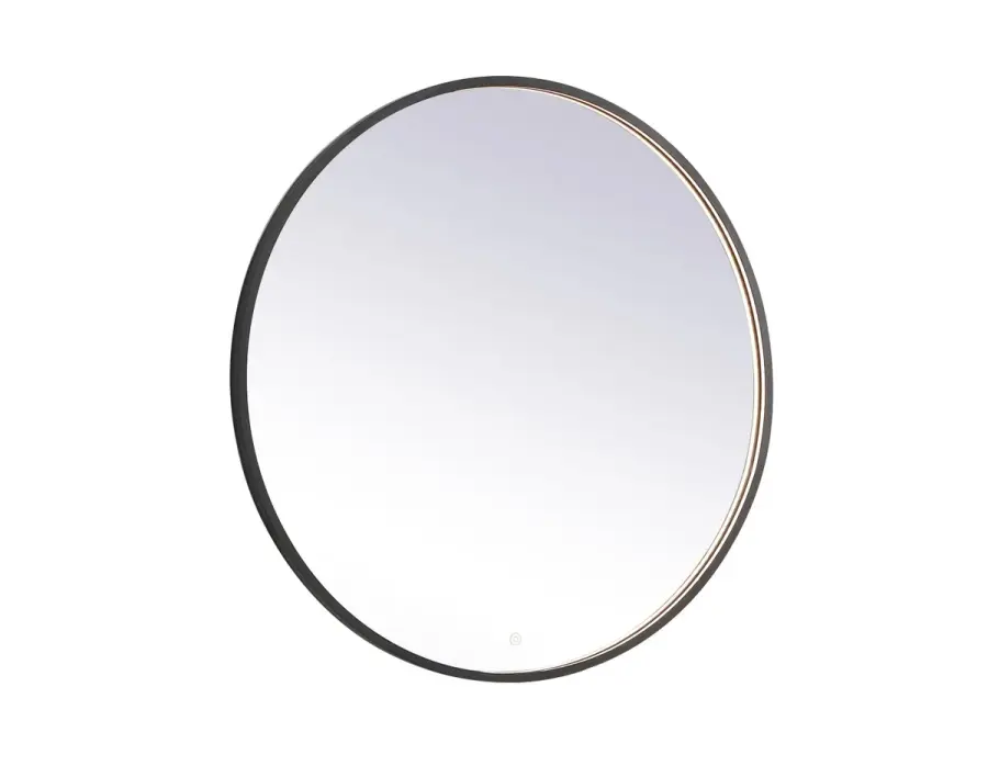 Pier 42" LED Mirror in Black