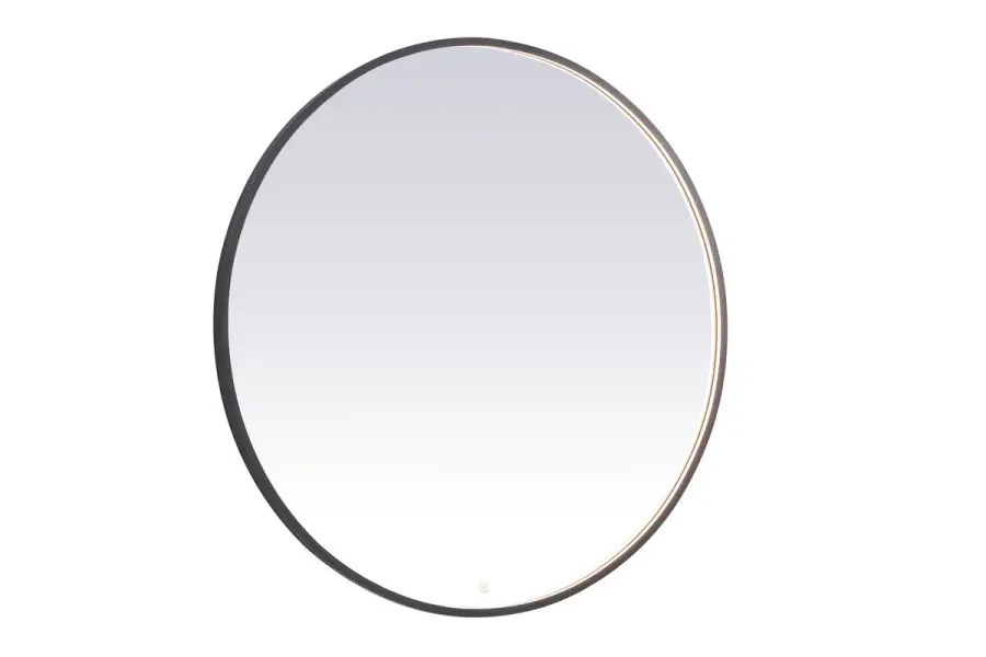 Pier 45" LED Mirror in Black