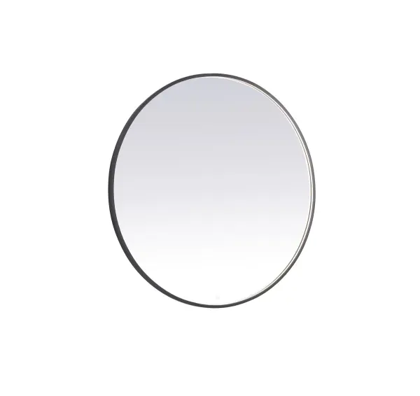 Pier 48" LED Mirror in Black