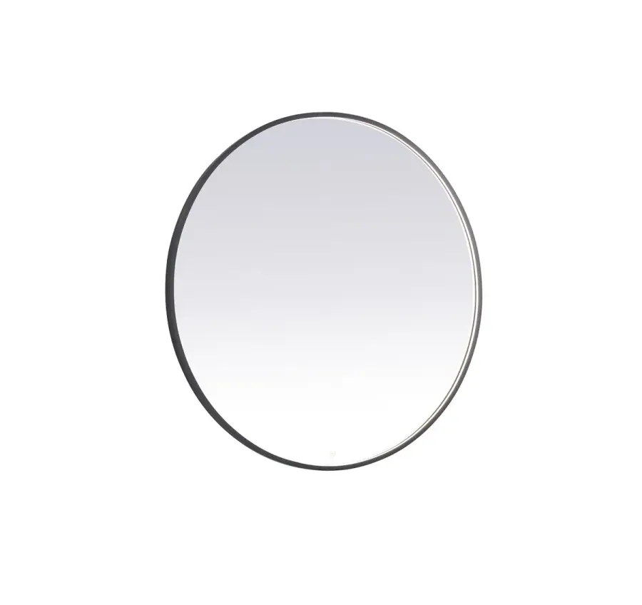 Pier 48" LED Mirror in Black
