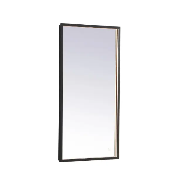 Pier LED Mirror in Black