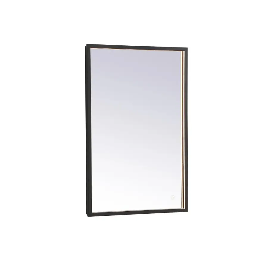 Pier LED Mirror in Black