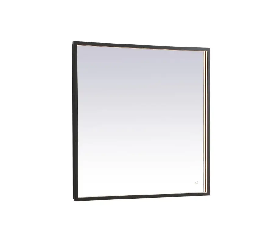 Pier 30" LED Mirror in Black