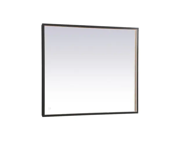 The Piers led hardwired bathroom mirror is the most versatile and aesthetically pleasing for your space. Its bright white/warm white/cool white light is diffused behind the aluminum frame illuminating a soft glow. With a touch sensor feature, three different color options can be optimized for your mood. Comes equipped with a dimmer, a truly versatile led mirror. These can be mounted both vertically or horizontal, perfect for over the bathroom vanity. Mounting the hardwire mirror is fairly easy, just install directly to a wall junction box and use the provided hanging cleats. No need to decide which led color temperature to purchase, this mirror has it all, it's perfect for your moden bathroom needs! Collection: Pier Rooms: bathroom, entryway, bedroom, living room Finish: Black Width: 30.00" Height: 36.00" Length: 30.00" Weight: 25.00 lb Extension from Wall: 1.70" Wire: 59" Black Canopy: 44.6" Bulbs Included Number of Bulbs: 1 Maximum Wattage: 35.00 W Bulb Type: Strip Bulb Base: Strip Light Source: LED Light Output: 279.70 lm Color Temperature: 3000 K CRI: 90 Dimmable Beam Spread: 120.00° Rated Average Life: 30000+ Voltage: 120.00 V Material: Aluminum and Mirror and LED Country of Origin: China Safety Listing: ETL Safety Rating: Damp Title 20 Title 24 LED Manufacturer Warranty: 1 year limited