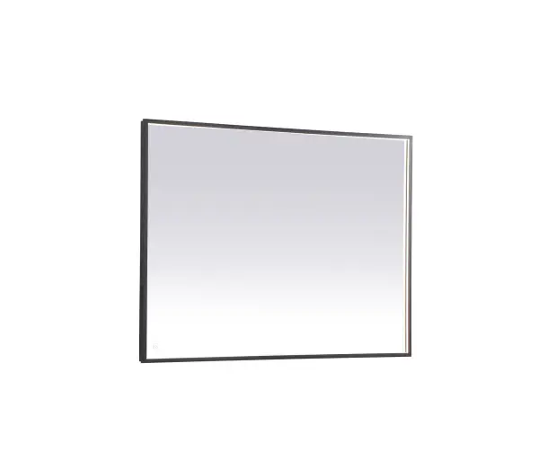 The Piers led hardwired bathroom mirror is the most versatile and aesthetically pleasing for your space. Its bright white/warm white/cool white light is diffused behind the aluminum frame illuminating a soft glow. With a touch sensor feature, three different color options can be optimized for your mood. Comes equipped with a dimmer, a truly versatile led mirror. These can be mounted both vertically or horizontal, perfect for over the bathroom vanity. Mounting the hardwire mirror is fairly easy, just install directly to a wall junction box and use the provided hanging cleats. No need to decide which led color temperature to purchase, this mirror has it all, it's perfect for your moden bathroom needs! Collection: Pier Rooms: bathroom, entryway, bedroom, living room Finish: Black Width: 48.00" Height: 36.00" Length: 48.00" Weight: 41.00 lb Extension from Wall: 1.70" Wire: 59" Black Canopy: 47.6"x35.6" Bulbs Included Number of Bulbs: 1 Maximum Wattage: 41.00 W Bulb Type: Strip Bulb Base: Strip Light Source: LED Light Output: 560.00 lm Color Temperature: 3000 K CRI: 90 Dimmable Beam Spread: 120.00° Rated Average Life: 20000+ Voltage: 120.00 V Material: Aluminum and Mirror and LED Country of Origin: China Safety Listing: ETL Safety Rating: Damp Title 20 Title 24 LED Manufacturer Warranty: 1 year limited