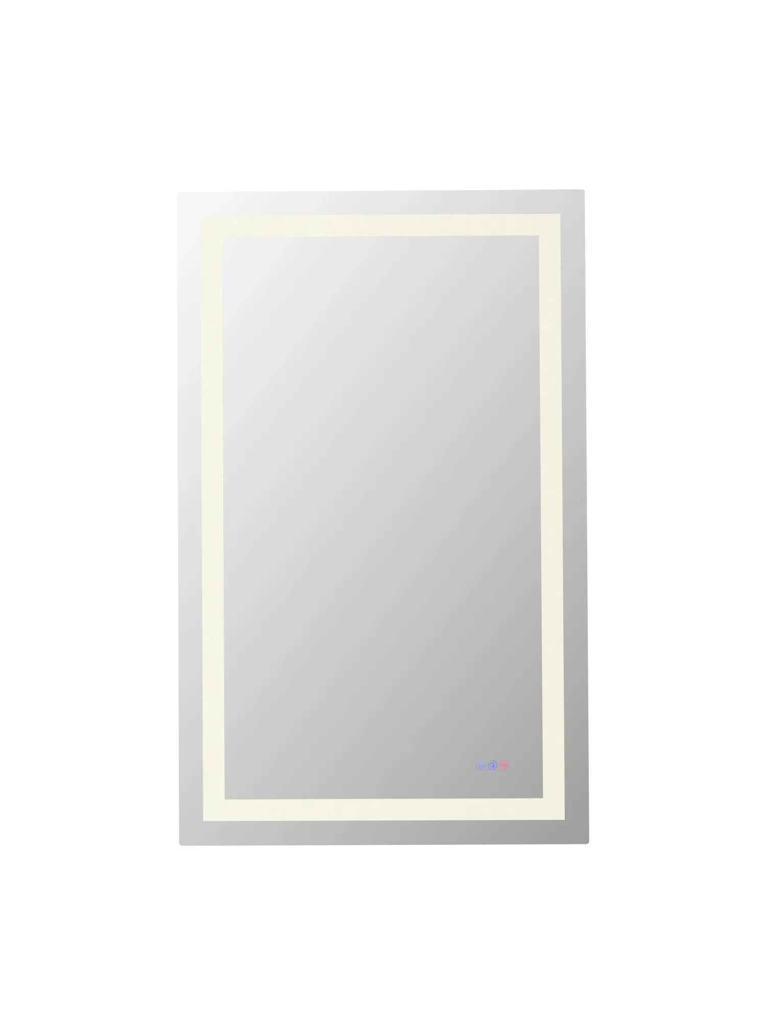 Riven LED Mirror in white