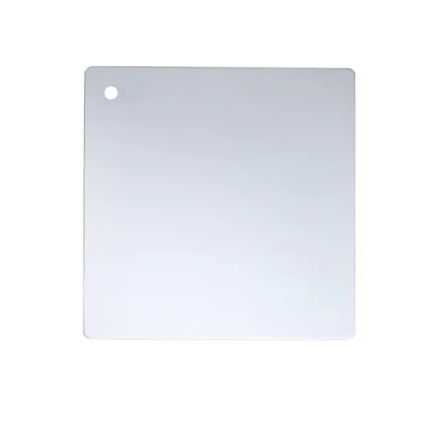 Dimensions
Length: 6"
Width: 6"
Height: 0.05"
Specifications
Finish (Color): Chrome
Product Type: Metal Finsh Sample
1
Wire Included: No
Shipment type: small parcel
US Shipping Cost: $13.00
