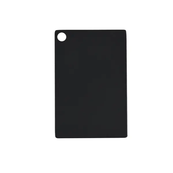 Dimensions
Length: 3"
Width: 2"
Height: 0.05"
Specifications
Finish (Color): Black
Product Type: Metal Finsh Sample
1
Wire Included: No
Shipment type: small parcel
US Shipping Cost: $13.00