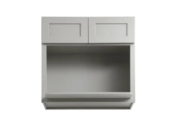 Installation Manual
Specification Sheet
Dimensions
Length: 30"
Width: 12"
Height: 30"
Specifications
Assembly Required: Yes
Distressed Finish: No
Finish (Color): Grey
Rubberwood and Plywood
Product Shape: Rectangle
Product Type: Kitchen Wall Microwave Cabinet
Product Warranty: 1 year limited
Weight: 42
Wire Included: No
Wood Type: Rubberwood
Shipment type: Small Parcel
Drawers
Drawers Included: No
Shelves
Number of Shelves: 1