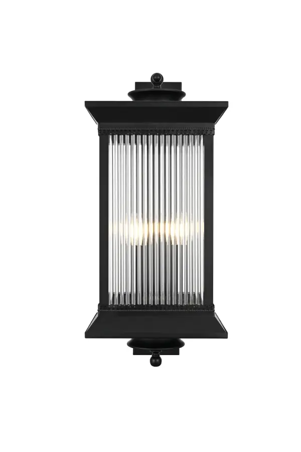 Dimensions
Width: 12"
Height: 27.5"
Extension: 14"
Wire Length: 12"
Specifications
Assembly Required: Yes
Bulb Included: No
Dimmable: No
Distressed Finish: no
Dry/Wet/Damp: WET
ETL: Yes
Finish (Color): Black
Fixture Material: Iron and Glass
Hardware Finish: Black
Harware Material: Iron
Max/Nominal Watt: 240W
Number of Lights: 4
Product Shape: Rectangle
Product Type: Outdoor Lighting
Product Warranty: 1 year limited
Socket Type: E12
UL & ULC Standard: No
Voltage: 110V
Wattage/Bulb: 60W
24
Wire Included: Yes
Shipment type: Small Parcel