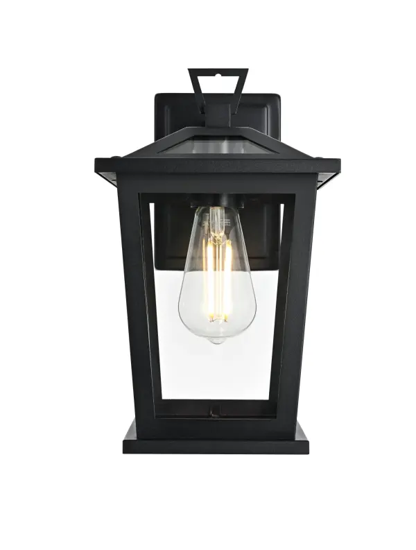 Installation Manual
Specification Sheet
Dimensions
Width: 7"
Height: 12"
Extension: 8"
Wire Length: 12"
Specifications
Assembly Required: Yes
Bulb Included: No
Crystal/Glass Color: Clear
Dimmable: Yes
Distressed Finish: no
Dry/Wet/Damp: WET
ETL: Yes
Finish (Color): Black
Fixture Material: Iron and Glass
Hardware Finish: Black
Harware Material: Iron
Max/Nominal Watt: 60W
Number of Lights: 1
Product Type: Outdoor Lighting
Product Warranty: 1 year limited
Socket Type: E26
Voltage: 110V
Wattage/Bulb: 60W
Weight: 5
Wire Included: Yes
Shipment type: Small Parcel