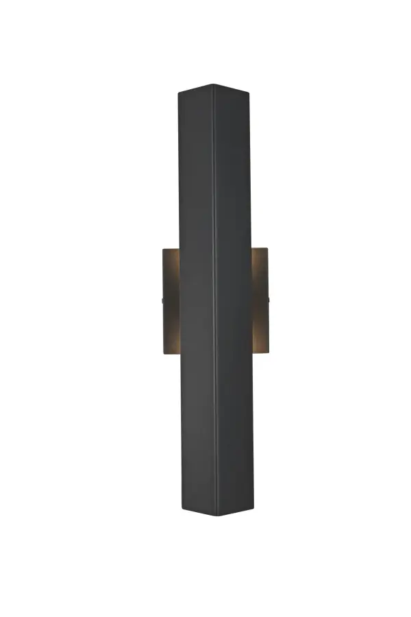 Dimensions
Width: 4.5"
Height: 18"
Extension: 3.5"
Wire Length: 8"
Specifications
Assembly Required: Yes
Average Life (Hours): 30000H
Beam Angle: NO Degree
Bulb Included: Yes
Color Temperature: 3000K
CRI: 90
Crystal/Glass Color: Clear
Dimmable: Yes
Distressed Finish: no
Dry/Wet/Damp: WET
ETL: Yes
Finish (Color): Black
Fixture Material: Iron and Glass
Hardware Finish: Black
Harware Material: Iron
Lumens: 615LM
Max/Nominal Watt: 17W
Number of Lights: 2
Product Shape: Triangle
Product Type: Outdoor Lighting
Product Warranty: 1 year limited
Socket Type: LED
Voltage: 110V
Watt Equivalent: 90W
Wattage/Bulb: 8.5W
Watts: 17W
Weight: 2
Wire Included: Yes
Shipment type: Small Parcel
