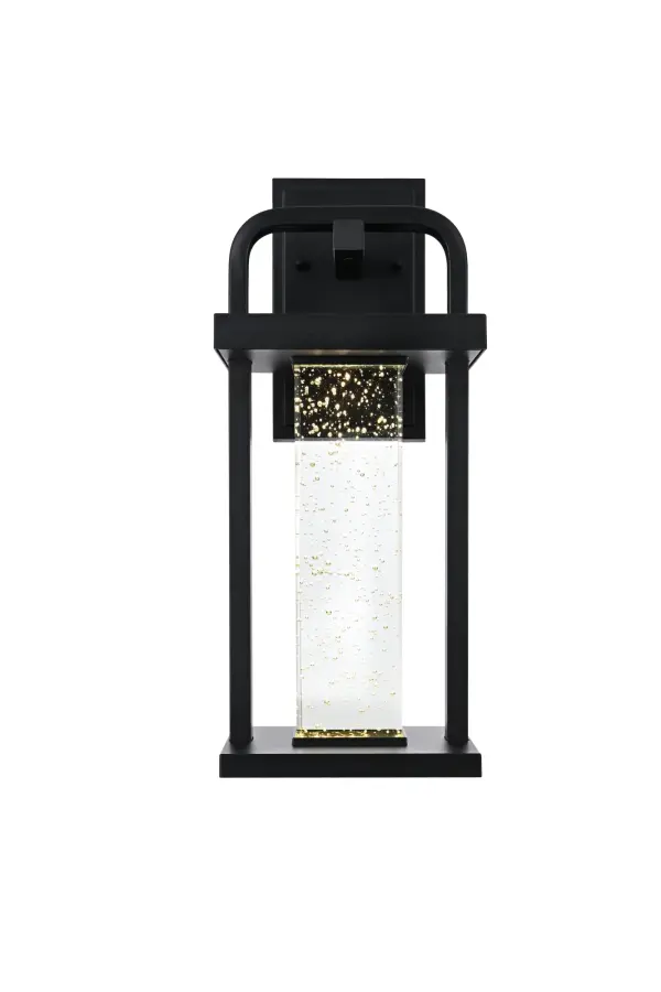 Dimensions
Width: 7"
Height: 16"
Extension: 8"
Wire Length: 7"
Specifications
Assembly Required: Yes
Average Life (Hours): 15000
Beam Angle: 120 Degree
Bulb Included: Yes
Color Temperature: 3000K
CRI: 90
Dimmable: Yes
Distressed Finish: No
Dry/Wet/Damp: WET
Energy Star: No
ETL: Yes
Finish (Color): Black and Clear
Fixture Material: Iron and Aluminum and Glass
Hardware Finish: Black
Harware Material: Aluminium and Iron
Lumen/Watt: 0.03
Lumens: 380
Number of Lights: 1
Product Shape: Rectangle
Product Type: Outdoor Lighting
Product Warranty: 5 year limited
Socket Type: LED
Voltage: 110V - 120V
Watt Equivalent: 100W
Wattage/Bulb: 11W
Watts: 11
12
Wire Included: Yes
Shipment type: Small Parcel