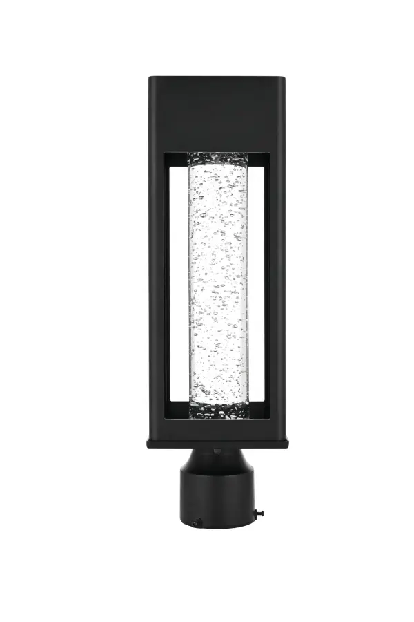 Dimensions
Length: 6"
Width: 6"
Height: 18"
Wire Length: 7"
Specifications
Assembly Required: Yes
Average Life (Hours): 15000
Beam Angle: 120 Degree
Bulb Included: Yes
Color Temperature: 3000K
CRI: 90
Dimmable: Yes
Distressed Finish: No
Dry/Wet/Damp: WET
Energy Star: No
ETL: Yes
Finish (Color): Black and Clear
Fixture Material: Iron and Aluminum and Glass
Hardware Finish: Black
Harware Material: Aluminium and Iron
Lumen/Watt: 0.04
Lumens: 300
Number of Lights: 1
Product Shape: Rectangle
Product Type: Outdoor Lighting
Product Warranty: 5 year limited
Socket Type: LED
Voltage: 110V - 120V
Watt Equivalent: 100W
Wattage/Bulb: 11W
Watts: 11
11
Wire Included: Yes
Shipment type: Small Parcel