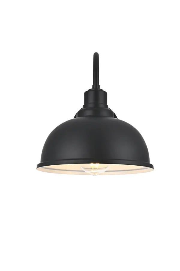Dimensions
Width: 9.5"
Height: 11"
Extension: 14"
Wire Length: 8"
Specifications
Assembly Required: Yes
Bulb Included: No
Dimmable: Yes
Distressed Finish: No
Dry/Wet/Damp: Wet
ETL: Yes
Finish (Color): Black
Fixture Material: Iron
Hardware Finish: Black
Harware Material: Iron
Max/Nominal Watt: 40W
Number of Lights: 1
Product Type: Outdoor Lighting
Product Warranty: 1 year limited
Socket Type: E26
UL & ULC Standard: No
Voltage: 110V - 125V
Wattage/Bulb: 40W
4
Wire Included: Yes
Shipment type: Small Parcel