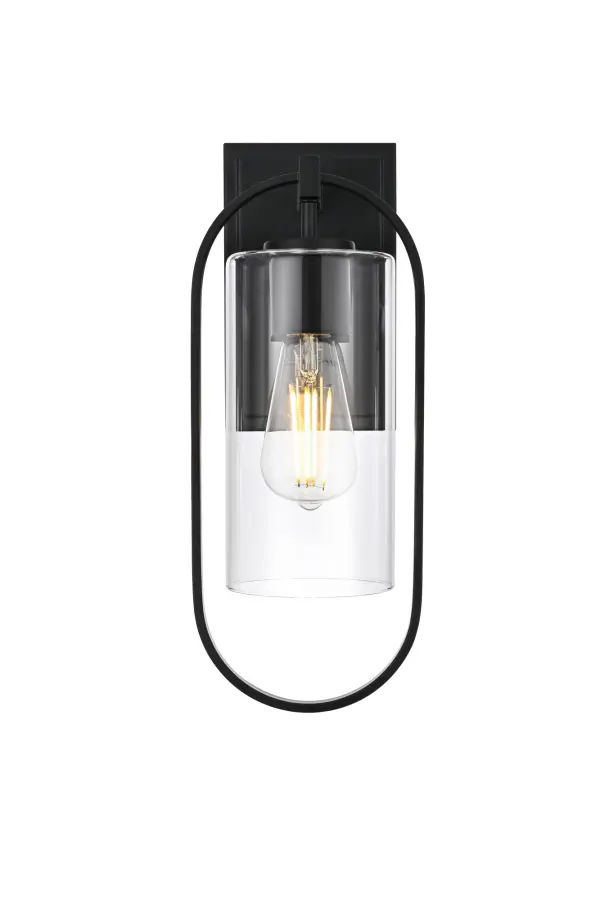 Dimensions
Width: 6"
Height: 15"
Extension: 6"
Wire Length: 8"
Specifications
Assembly Required: Yes
Bulb Included: No
Dimmable: Yes
Distressed Finish: No
Dry/Wet/Damp: Wet
ETL: Yes
Finish (Color): Black
Fixture Material: Iron and Glass
Hardware Finish: Black
Harware Material: Iron
Max/Nominal Watt: 40W
Number of Lights: 1
Product Type: Outdoor Lighting
Product Warranty: 1 year limited
Socket Type: E26
UL & ULC Standard: No
Voltage: 110V - 125V
Wattage/Bulb: 40W
4
Wire Included: Yes
Shipment type: Small Parcel