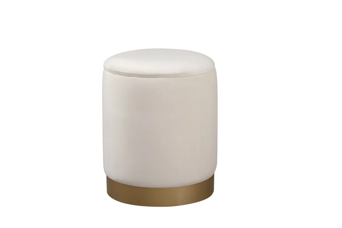 Ozman Ottoman in Beige