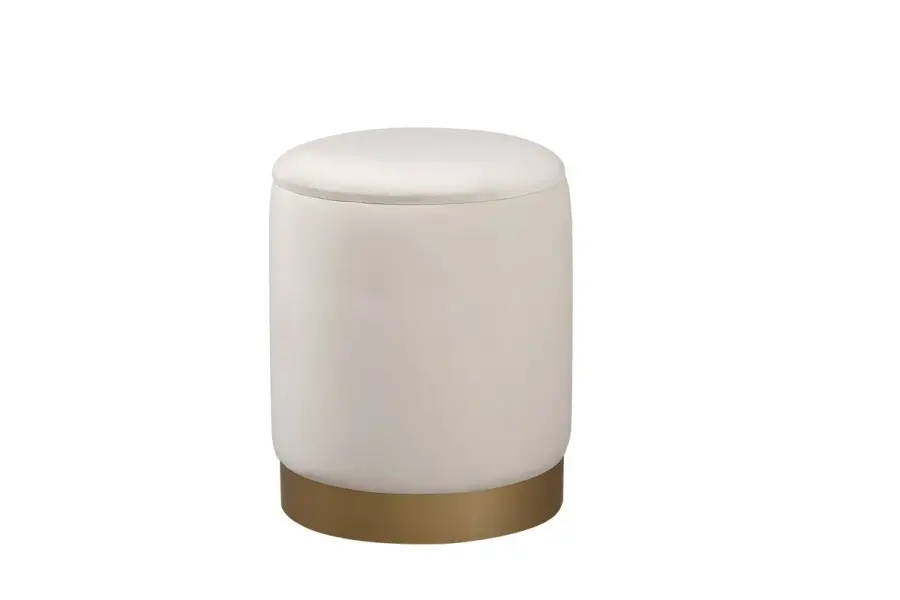 Ozman Storage Ottoman in Beige