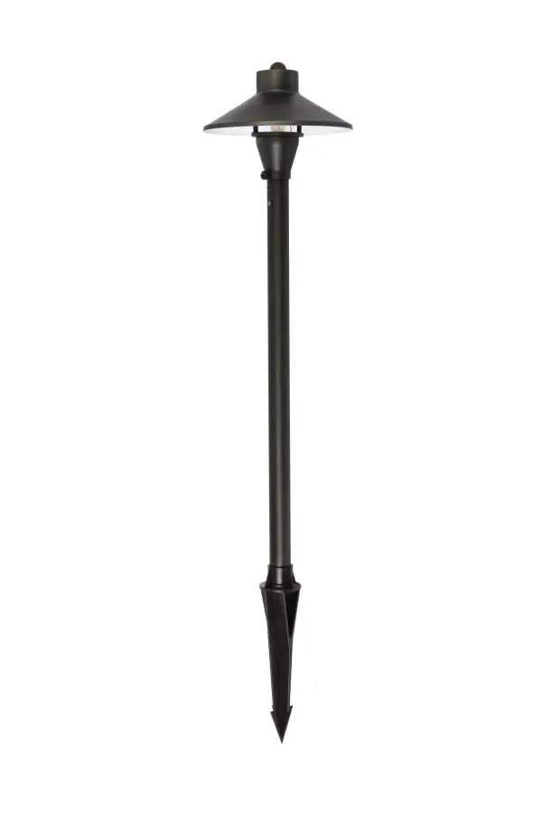 Specification Sheet
Dimensions
Length: 7"
Width: 7"
Height: 24"
Specifications
Assembly Required: Yes
Distressed Finish: No
ETL: Yes
Finish (Color): Dark Bronze
Fixture Material: brass and glass and plastic
Hardware Finish: Dark Bronze
Harware Material: brass
Product Shape: Dome
Product Type: Garden Lighting
Product Warranty: 10 years limited
Weight: 2
Wire Included: No
Shipment type: Small Parcel
