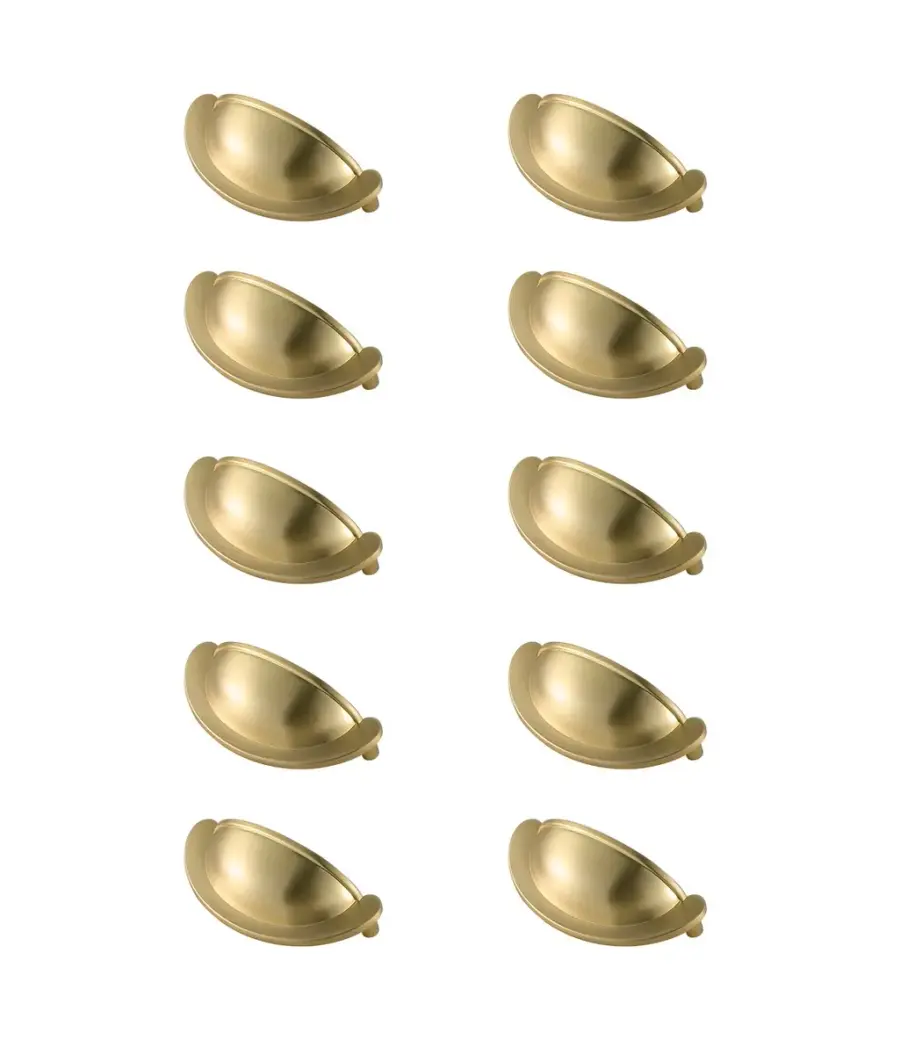 Claude Bar Pull Multipack in Brushed Gold (Set of 10)