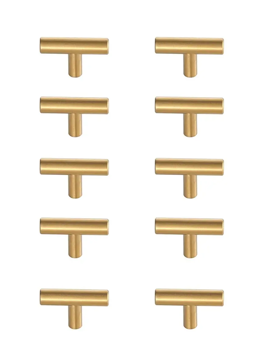 Quinn Bar Pull Multipack in Brass (Set of 10)