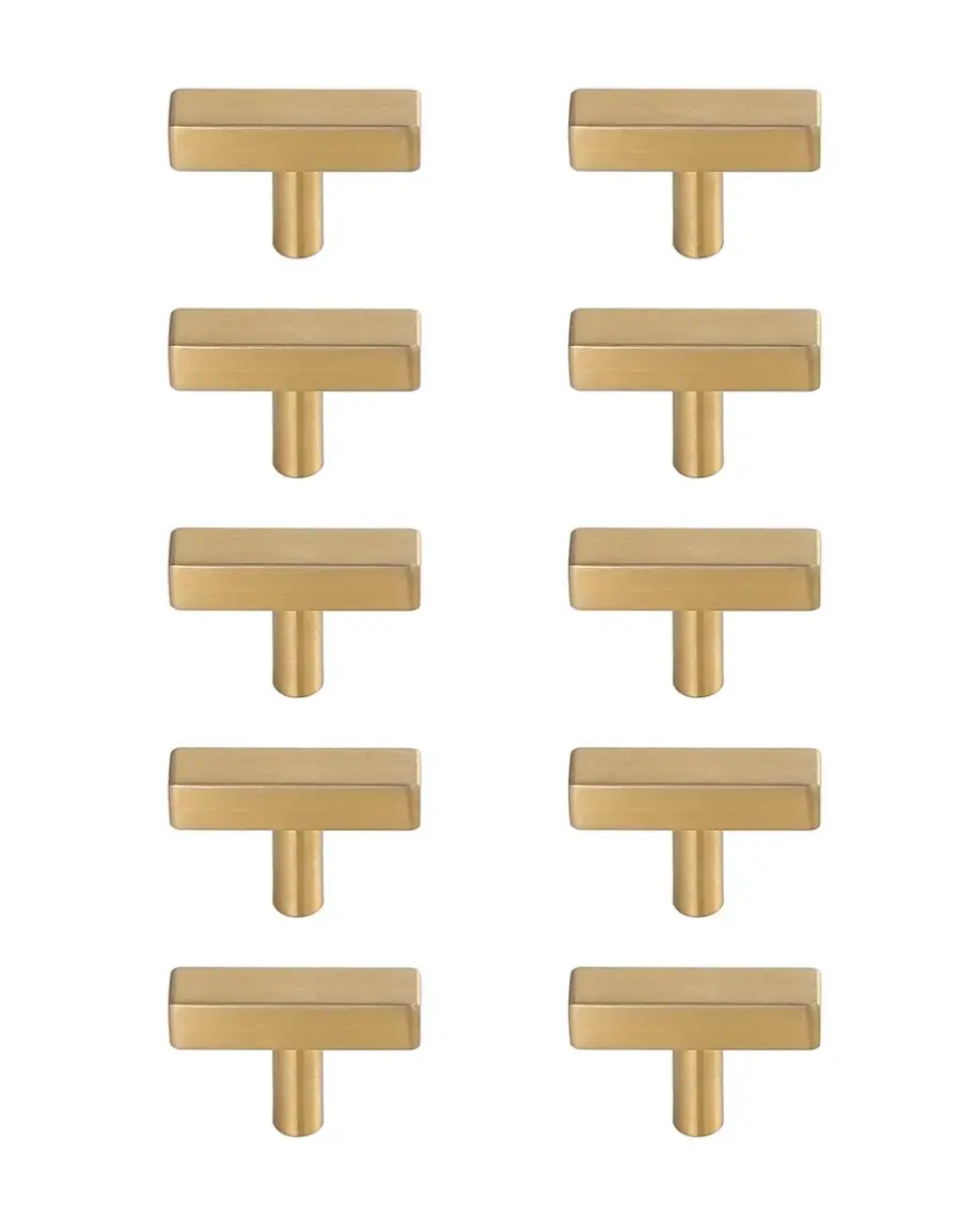 Dior Bar Pull Multipack - Brass (Set of 10)
