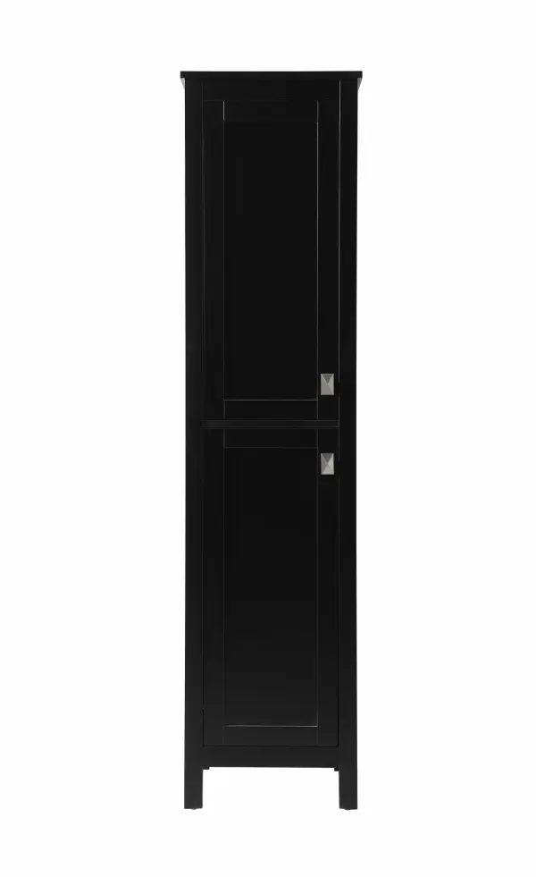Specification Sheet
Dimensions
Length: 16"
Width: 22"
Height: 65"
Table Top Width: 16"
Specifications
Assembly Required: NO
Distressed Finish: NO
Finish (Color): Black
Cabinet Material: MDF
Hardware Finish: Brushed nickel
Harware Material: Zinc Alloy
Product Shape: Rectangle
Product Type: Bathroom Storage Cabinet
Product Warranty: 1 year limited
Weight: 86
Wire Included: No
Wood Type: MDF
Shipment type: LTL
US Shipping Cost: $165.00
Drawers
Drawers Included: NO
Number of Drawers: 0
Shelves
Number of Shelves: 2
Shelf Width: 12.83
20.08
Cabinets
Number of Cabinets: 2
Cabinet Interior Width: 12.83
Cabinet Interior Depth: 20.08
Cabinet Interior Height: 30.12?
28.39