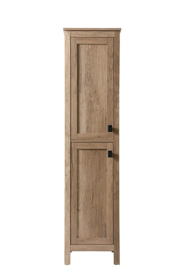 Specification Sheet
Dimensions
Length: 16"
Width: 22"
Height: 65"
Table Top Width: 16"
Specifications
Assembly Required: NO
Distressed Finish: NO
Finish (Color): Natural Oak
Cabinet Material: MDF
Hardware Finish: Black
Harware Material: Zinc Alloy
Product Shape: Rectangle
Product Type: Bathroom Storage Cabinet
Product Warranty: 1 year limited
Weight: 86
Wire Included: No
Wood Type: MDF
Shipment type: LTL
US Shipping Cost: $165.00
Drawers
Drawers Included: NO
Number of Drawers: 0
Shelves
Number of Shelves: 2
Shelf Width: 12.83
20.08
Cabinets
Number of Cabinets: 2
Cabinet Interior Width: 12.83
Cabinet Interior Depth: 20.08
Cabinet Interior Height: 30.12?
28.39