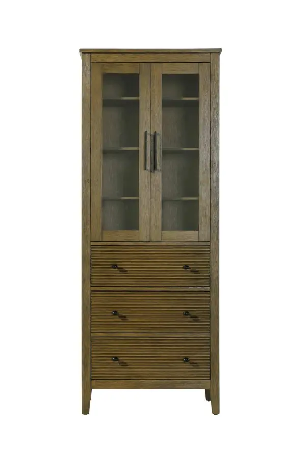 Dimensions
Length: 28"
Width: 18"
Height: 72"
Extension:
Depth:
Table Top Width: 28"
Specifications
Assembly Required: NO
Distressed Finish: NO
Finish (Color): Hazel Oak
Cabinet Material: MDF and Solid wood and glass
Hardware Finish: Black
Harware Material: Aluminum alloy
Product Shape: Rectangle
Product Type: Bathroom Storage Cabinet
Product Warranty: 1 year limited
176
Wire Included: No
Wood Type: rubberwood
Shipment type: LTL
Drawers
Drawers Included: YES
Number of Drawers: 3
False Drawers: NO
Drawer Width: 23.25
Drawer Depth: 15.125
Drawer Height: 9.75
Drawer Handle Designs: knob
Shelves
Number of Shelves: 3
Shelf Width: 25.25
Cabinets
Number of Cabinets: 1
Cabinet Interior Width: 23.5
Cabinet Interior Depth: 17.32
Cabinet Interior Height: 31.375