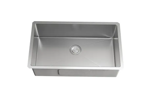 Dimensions
Length: 30"
Width: 18"
Height: 10"
Sink Width: 28"
Sink Depth: 16"
Sink Height: 10"
Sink Drain Hole Size: 3.62"
Specifications
Assembly Required: Yes
Distressed Finish: No
Faucet Included: No
Finish (Color): Stainless Steel
: Stainless Steel
Hardware Finish: Stainless Steel
Harware Material: Stainless Steel
Product Shape: Rectangular
Product Type: Kitchen Sink
Product Warranty: 1 year limited
Sink Mounting Type: Undermount
Weight: 23
Wire Included: No
Shipment type: Small Parcel
US Shipping Cost: $24.00