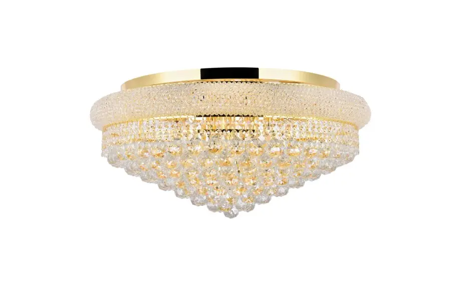 Primo 15-Light Flush Mount in Gold
